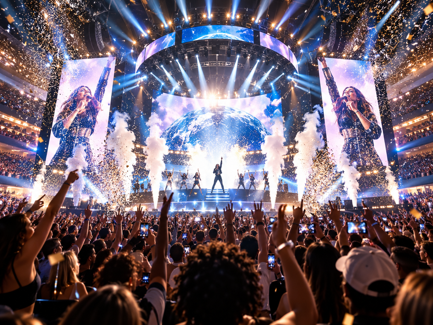 Large scale live show Dubai