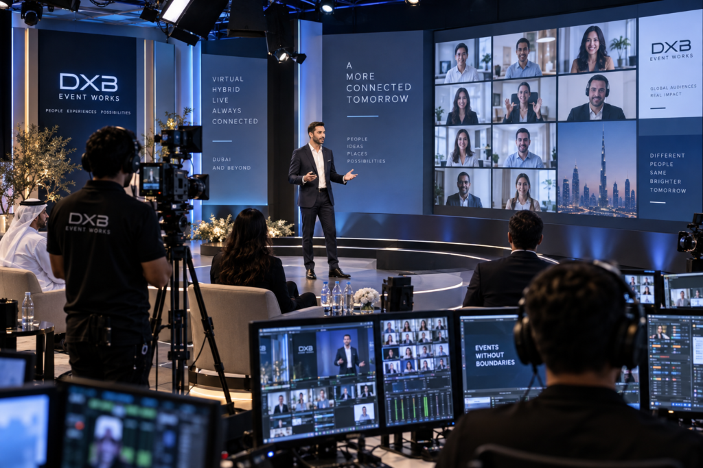 Virtual and hybrid event technology connecting audiences in Dubai