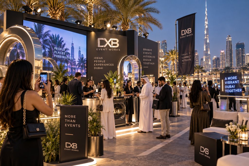 Event marketing and audience engagement for a Dubai event